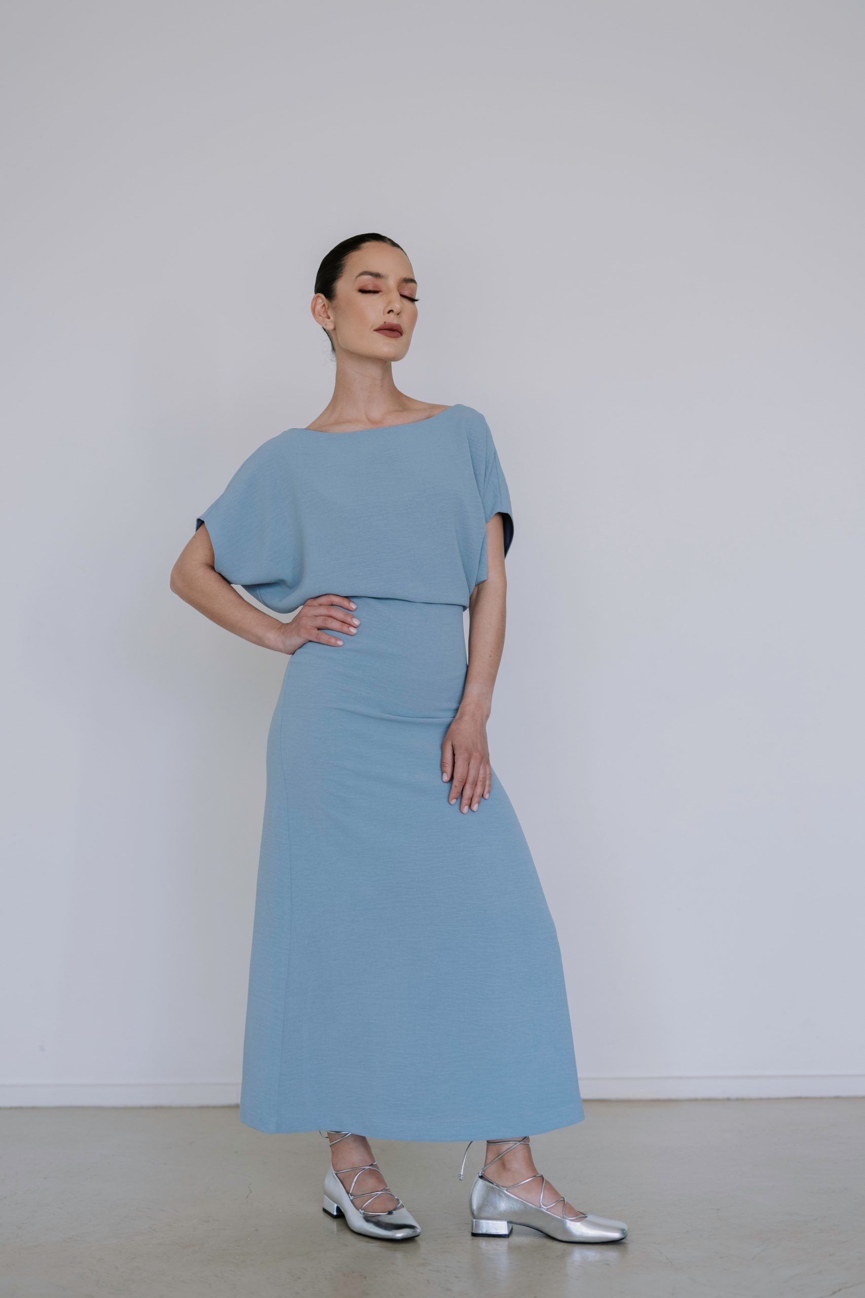 Slouch Waist Dress - Mistral - Image 2