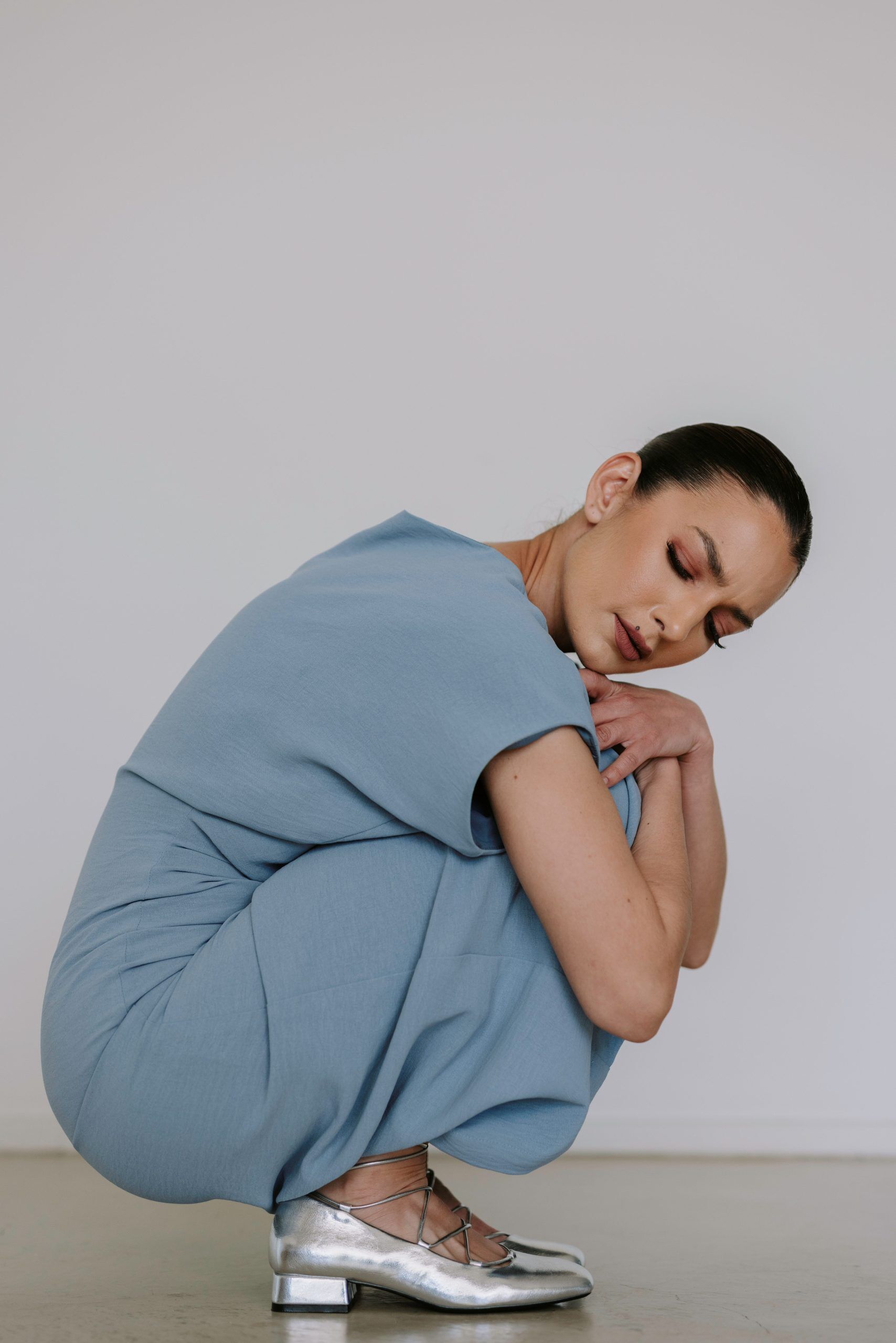 Slouch Waist Dress - Mistral - Image 6