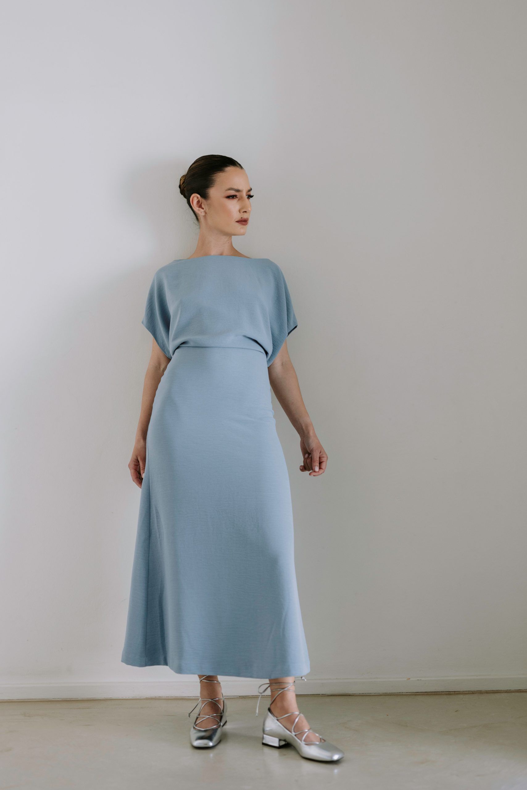Slouch Waist Dress - Mistral